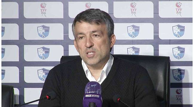 BB Erzurumspor - Boluspor maçının ardından