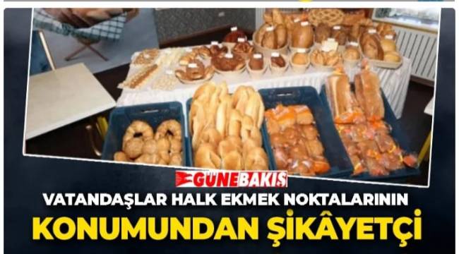 Erzurum vatandaşları halk ekmek noktalarının konumundan şikâyetçi 
