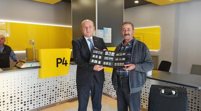Erzurum’da PTT'den 185'inci müşterisine hediye